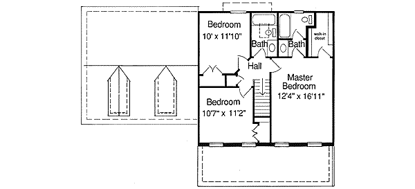 upper floor house blueprint