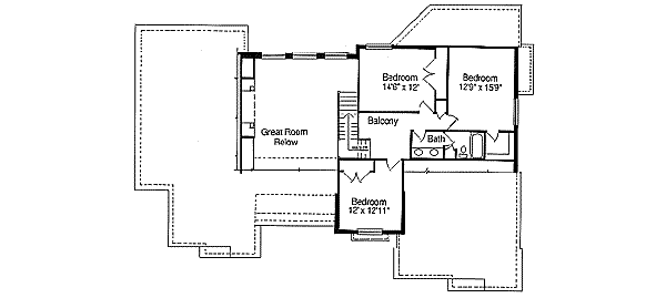 upper floor house blueprint