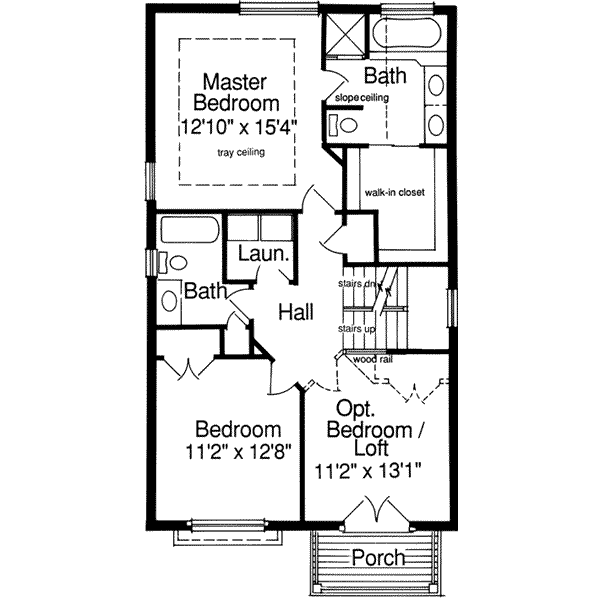 upper floor house blueprint
