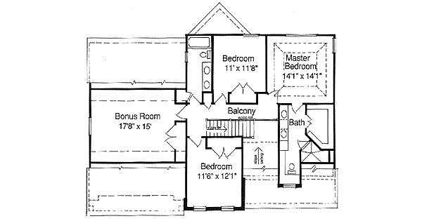 upper floor house blueprint