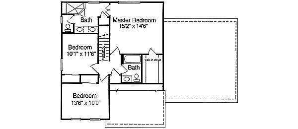 upper floor house blueprint