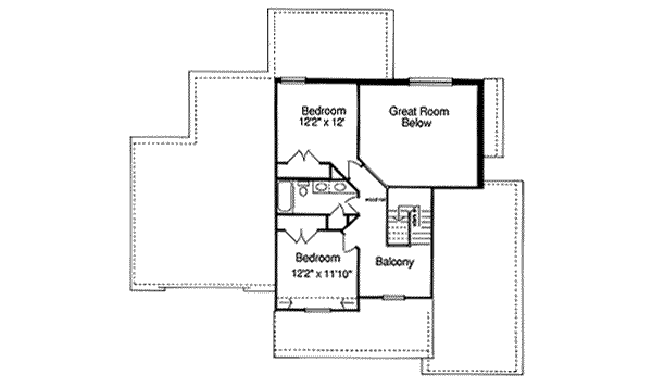 upper floor house blueprint