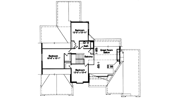 upper floor house blueprint