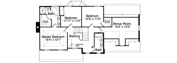 upper floor house blueprint