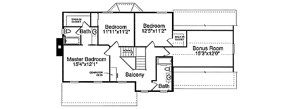 upper floor house blueprint