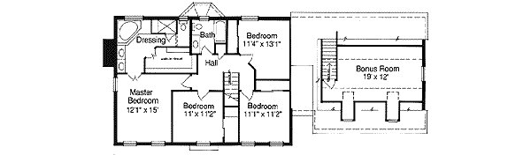upper floor house blueprint