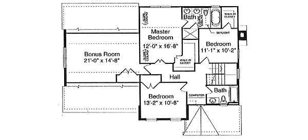 upper floor house blueprint