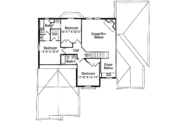 upper floor house blueprint