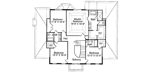 upper floor house blueprint