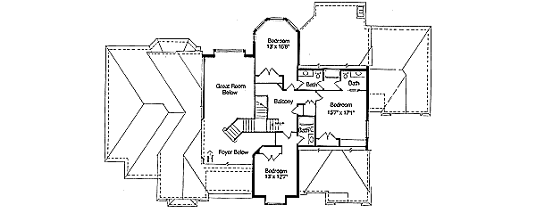 upper floor house blueprint