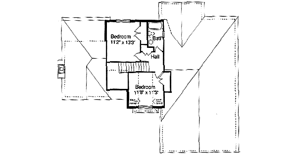 upper floor house blueprint