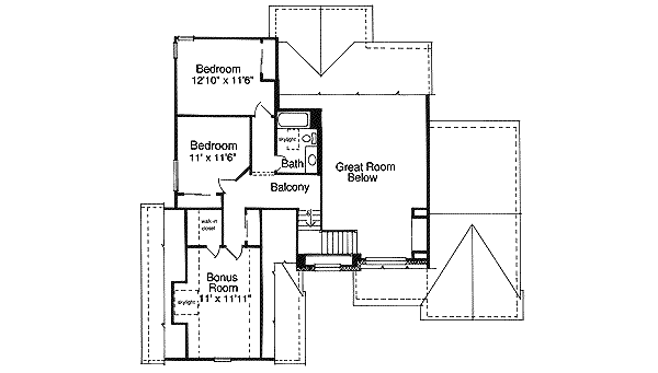 upper floor house blueprint