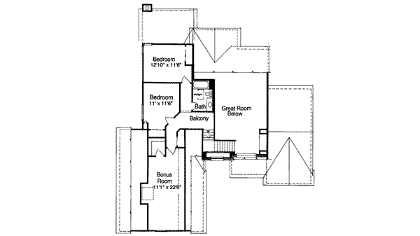 upper floor house blueprint