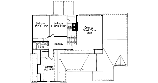 upper floor house blueprint