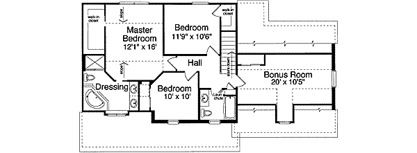 upper floor house blueprint