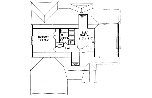 upper floor house blueprint