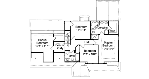 upper floor house blueprint