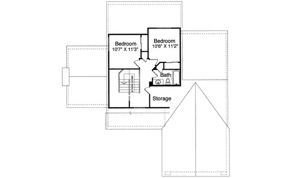 upper floor house blueprint