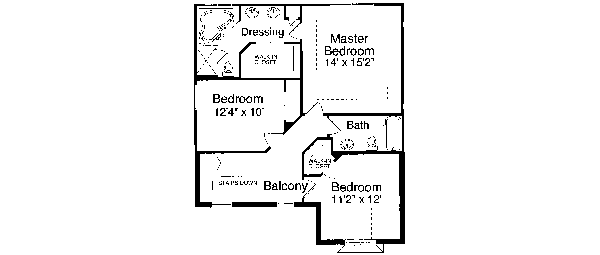 upper floor house blueprint