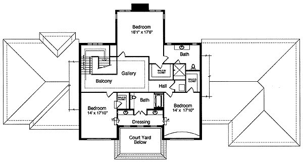 upper floor house blueprint