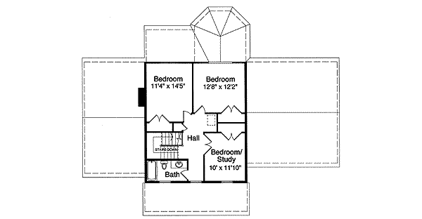 upper floor house blueprint