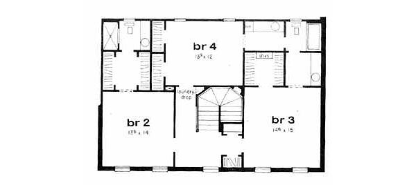 upper floor house blueprint