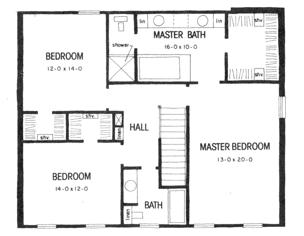 upper floor house blueprint