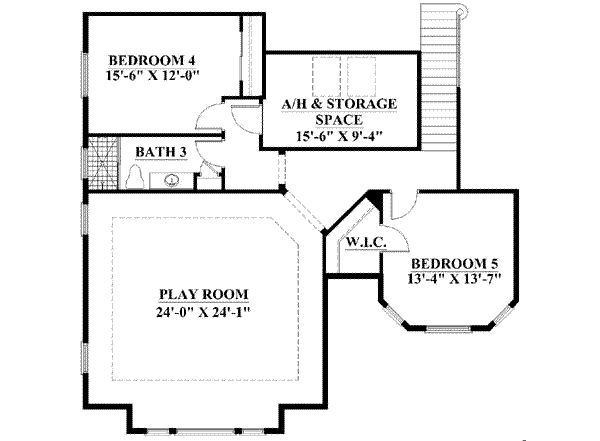 upper floor house blueprint
