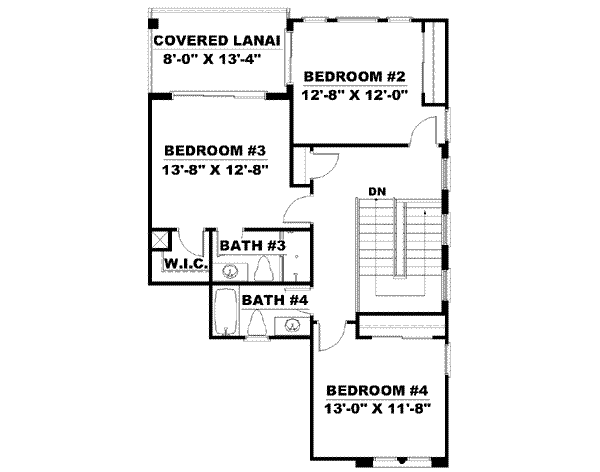 upper floor house blueprint