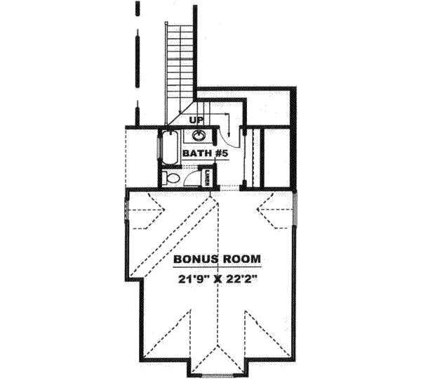upper floor house blueprint