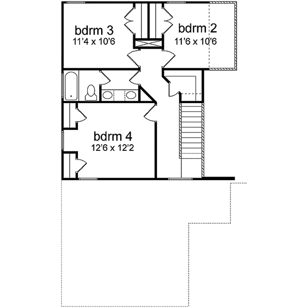 upper floor house blueprint