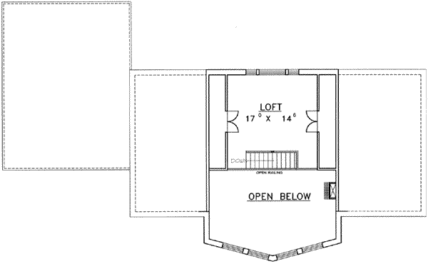 upper floor house blueprint