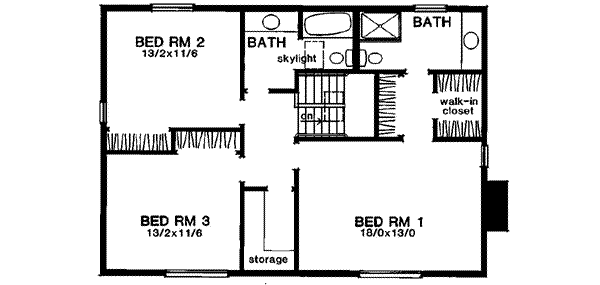 upper floor house blueprint