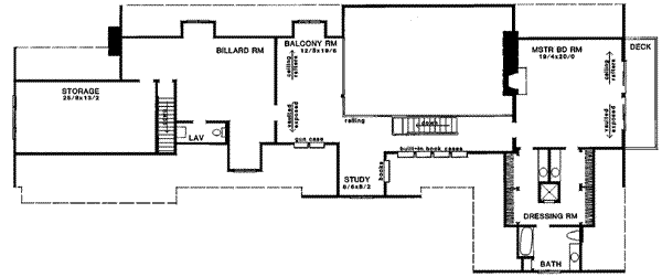 upper floor house blueprint