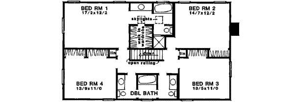 upper floor house blueprint