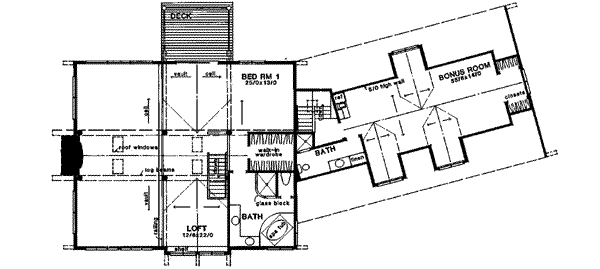 upper floor house blueprint