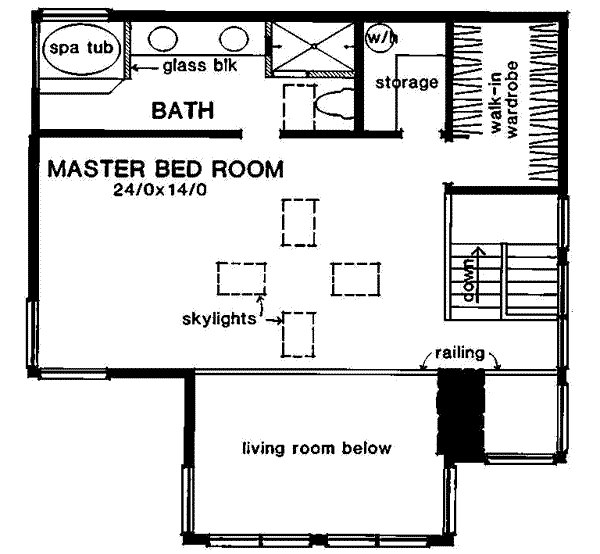 upper floor house blueprint