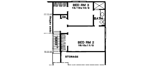 upper floor house blueprint
