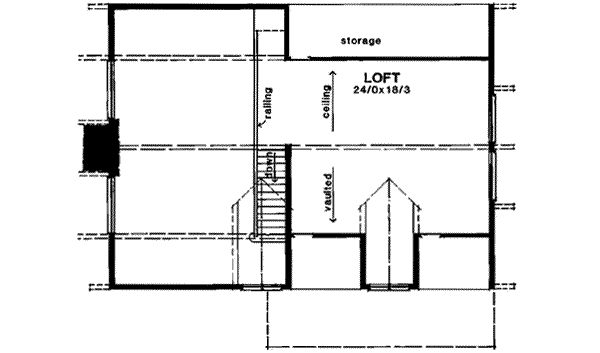 upper floor house blueprint