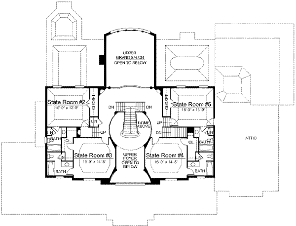 upper floor house blueprint