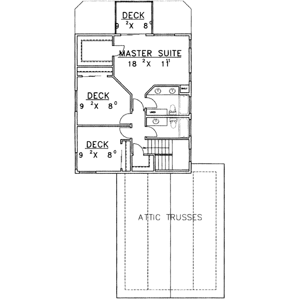 upper floor house blueprint