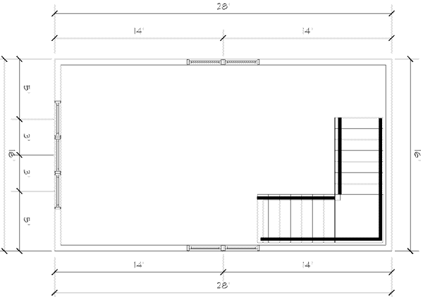 upper floor house blueprint