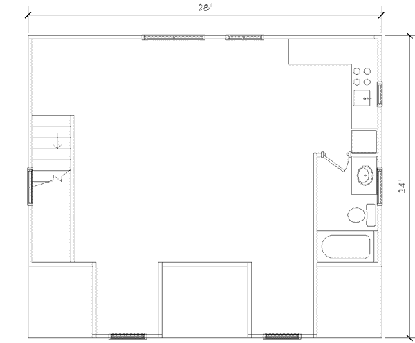 upper floor house blueprint