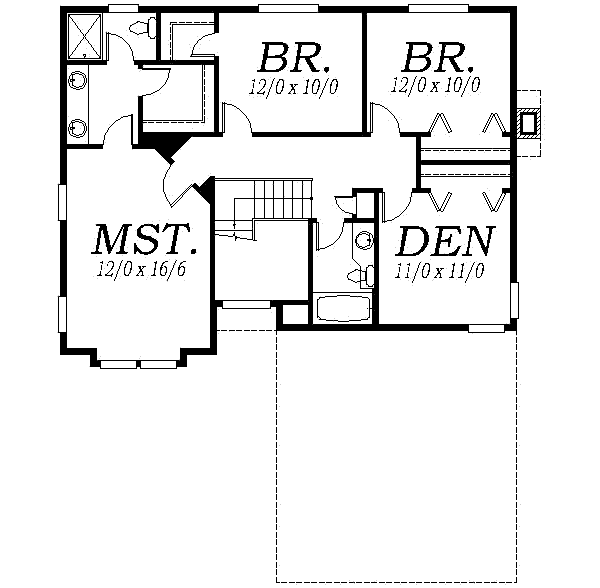 upper floor house blueprint