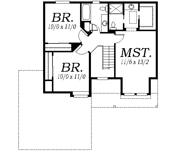 upper floor house blueprint