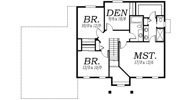 upper floor house blueprint