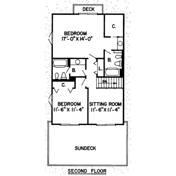 upper floor house blueprint