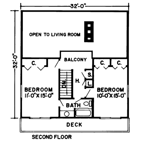 upper floor house blueprint