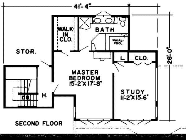 upper floor house blueprint