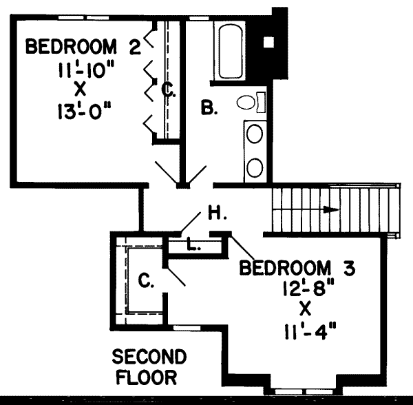 upper floor house blueprint